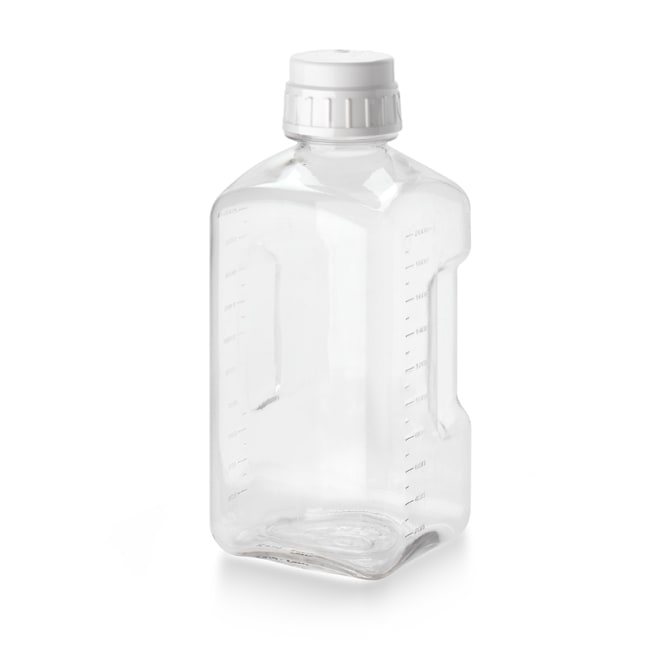 Nalgene™ Square PETG Media Bottles with Closure