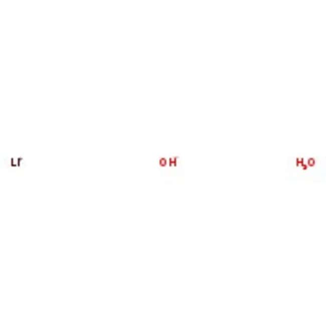 Lithium hydroxide monohydrate, extra pure, ca. 56% LiOH, Thermo Scientific™