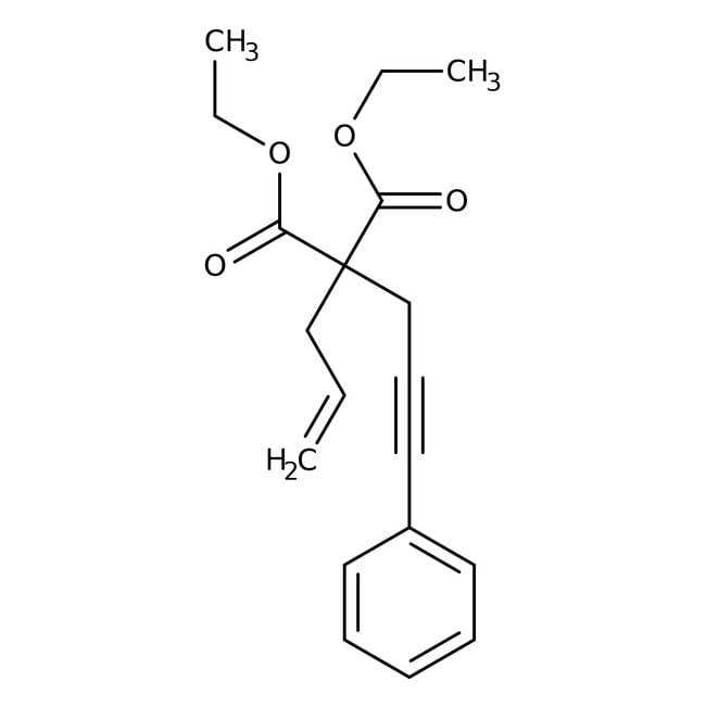 Diethyl allyl(3-phenyl-2-propynyl)malonate, 96%, Thermo Scientific™