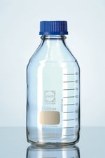 DURAN&trade; GL 25 Laboratory Glass Bottles, Clear, With PP Screw Cap w/o Pouring Ring