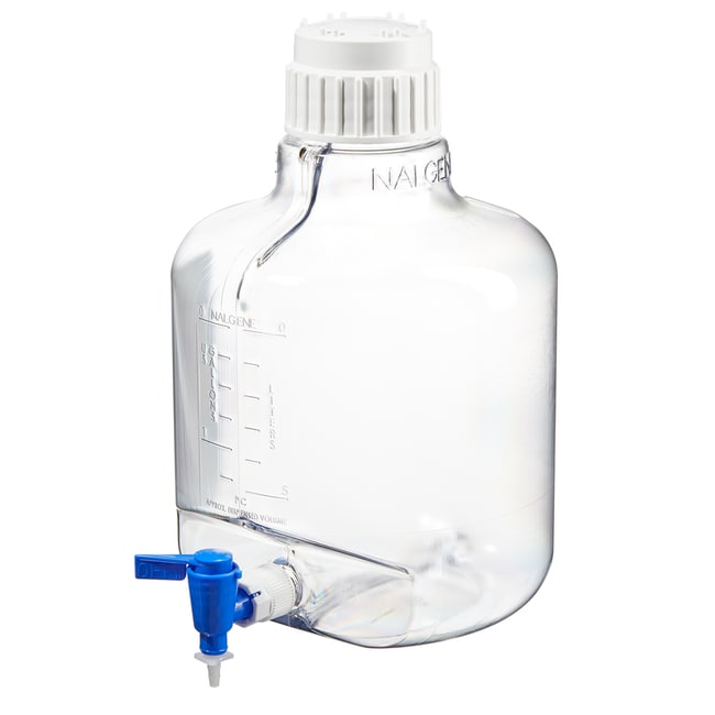Nalgene™ Round Polycarbonate Clearboy™ Carboy with Spigot