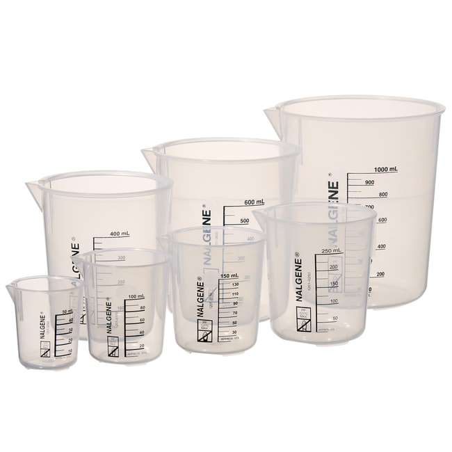 Nalgene™ Griffin Low-Form Plastic Beaker Variety Pack