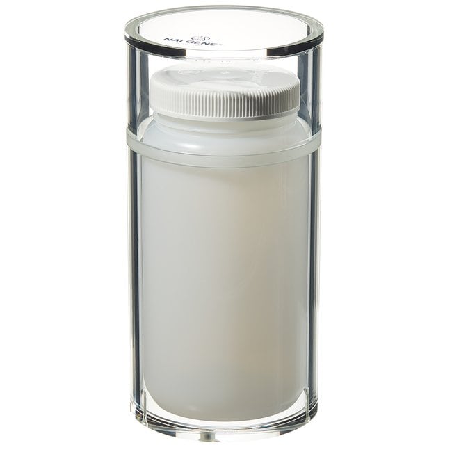 Nalgene™ Acrylic Benchtop Beta Waste Container with Polyethylene Bottle