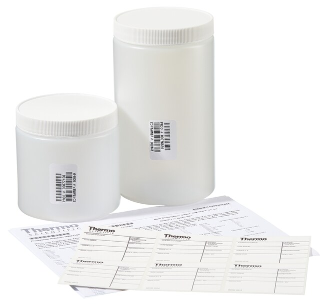 I-Chem™ Straight-Sided Wide-Mouth HDPE Jar with Closure, 500mL