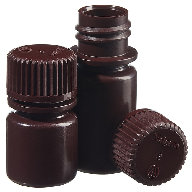 Nalgene™ Opaque Amber HDPE Diagnostic Bottles without Closure: Bulk Pack