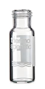 SureSTART&trade; 2 mL Clear Silanized Glass Screw Top Vials, 100/pack, Level 3