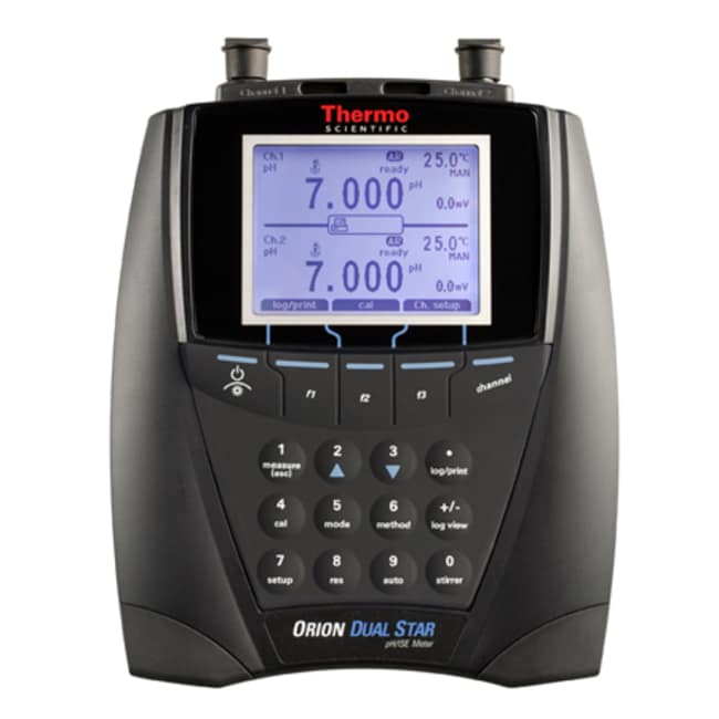 Orion&trade; Dual Star&trade; pH, ISE, mV, ORP and Temperature Dual Channel Benchtop Meter