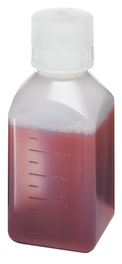 Nalgene™ Square High-Density Polyethylene Bottle, 500mL