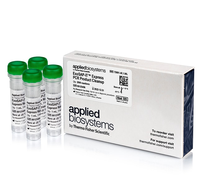 ExoSAP-IT&trade; <i>Express</i> PCR Product Cleanup Reagent