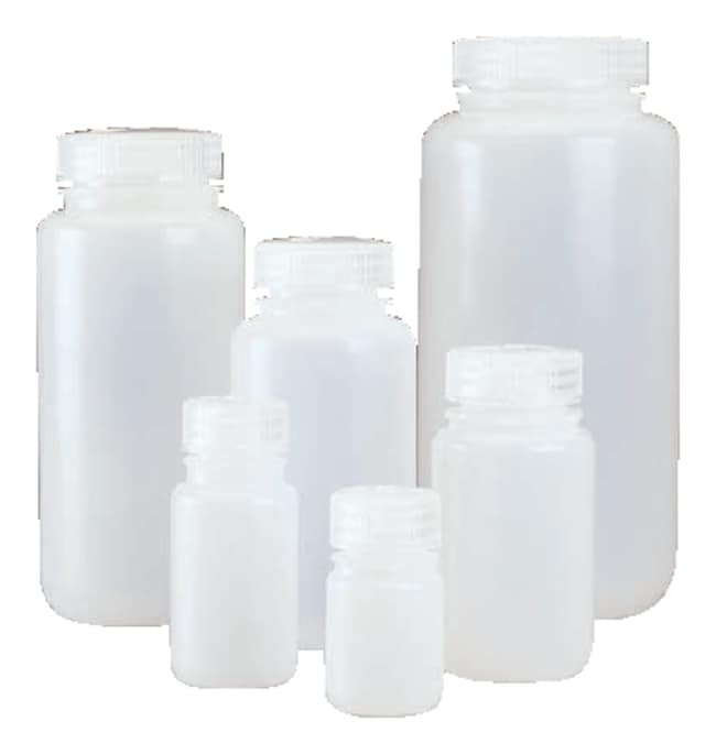 Nalgene™ Wide-Mouth LDPE Bottles with Closure