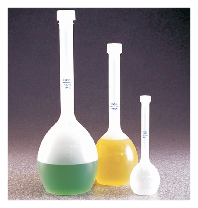 Nalgene™ Class B Polypropylene Copolymer Volumetric Flasks with Closure