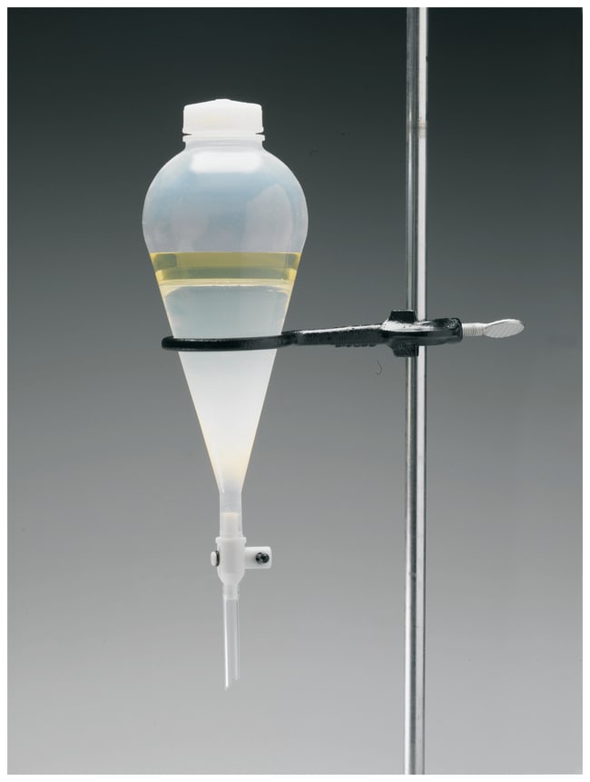 Nalgene&trade; Separatory Funnels made with Teflon&trade; fluoropolymer with Closure made with Tefzel&trade;