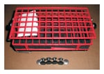 Test Tube Rack for MaxQ&trade; Shaker, 10&ndash;13 mm, 6 x 12 array, red