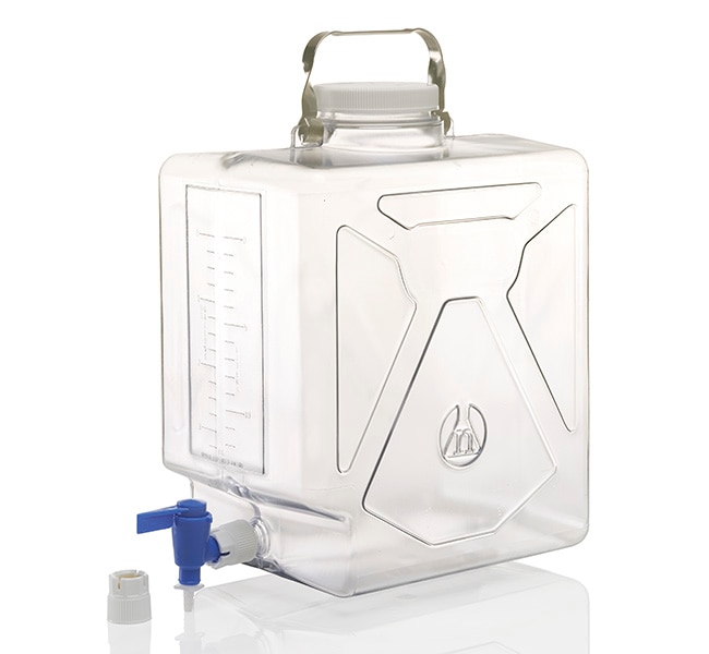 Nalgene™ Rectangular Polycarbonate Clearboy™ Carboy with Spigot