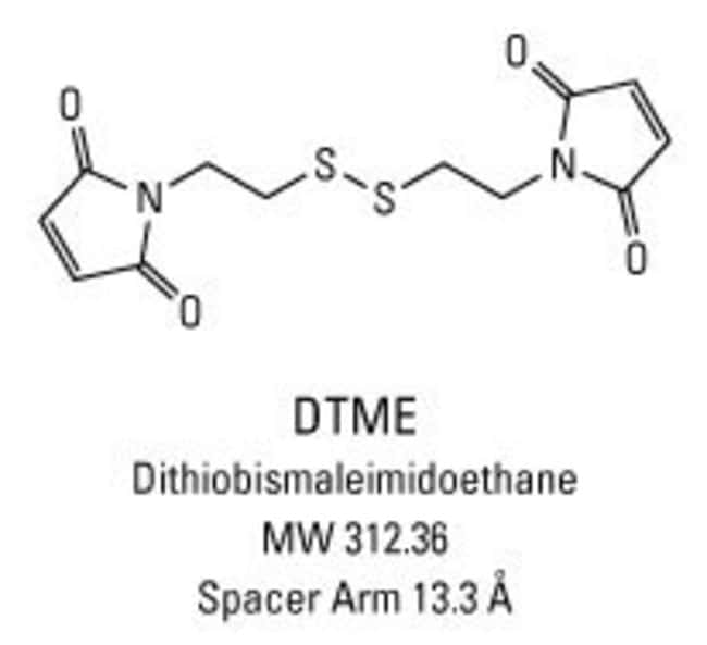 Chemical structure of DTME crosslinking reagent