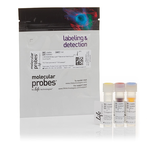 LIVE/DEAD&trade; <i>Bac</i>Light&trade; Bacterial Viability and Counting Kit, for flow cytometry