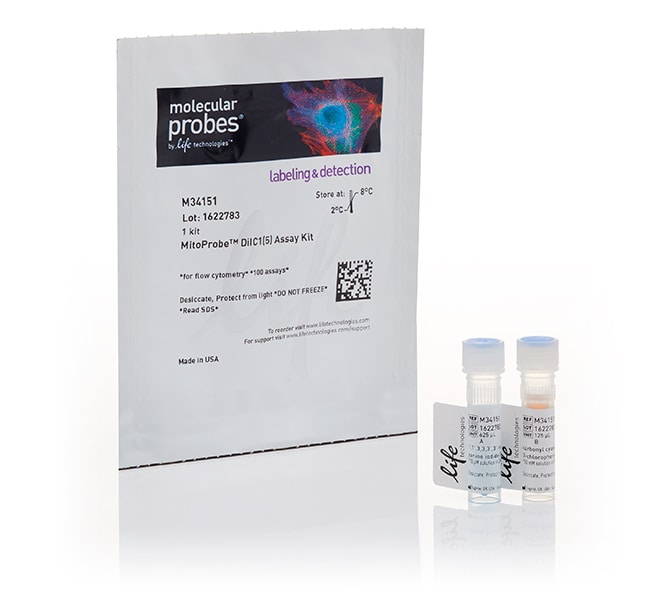 MitoProbe&trade; DiIC<sub>1</sub>(5) Assay Kit - For Flow Cytometry - 100 Assays